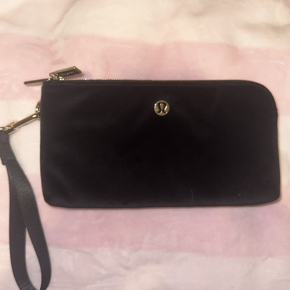 Lululemon Athletica Black Wristlet Wallet